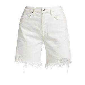 NEW Citizens of Humanity Camilla Frayed Hem Shorts Starlight 32